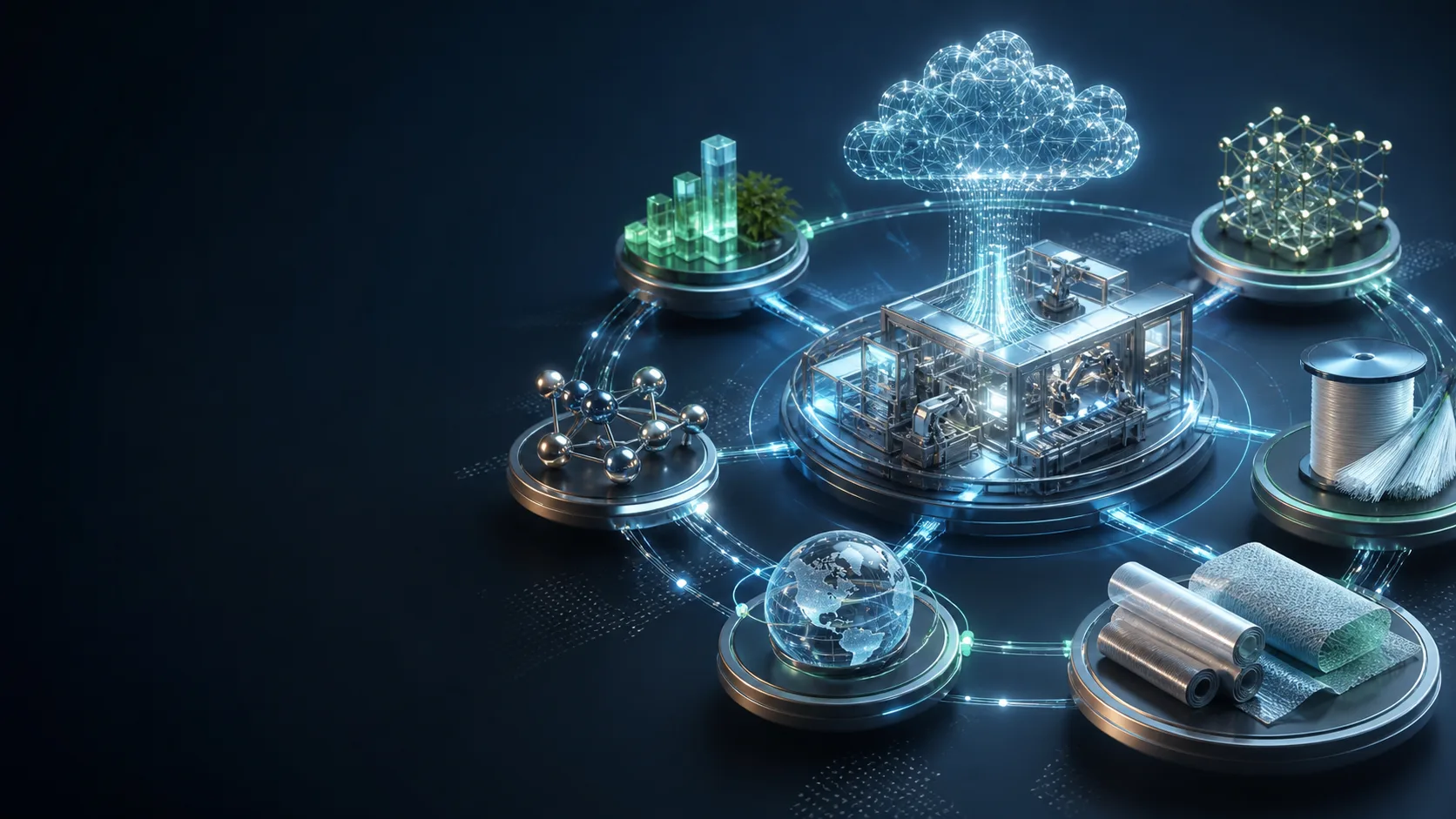 Visual of industrial collaboration and ecosystem partnerships